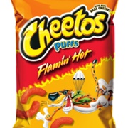 Cheetos Puffs Flamin Hot