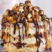 Gingerbread Ice Cream Cake