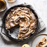 Apple Butter Ruffled Milk Pie