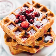 Cranberry Waffles