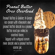 The Yard Milkshake Bar Peanut Butter Oreo Overload Milkshake