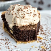 Mocha Brownie Pie