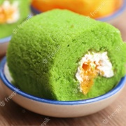 Green Roll Cake
