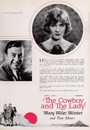 The Cowboy and the Lady (1922)
