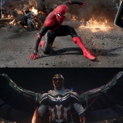 Spiderfalcon - Peter Parker and Sam Wilson