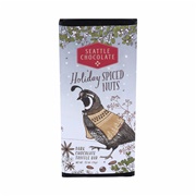 Seattle Chocolate Holiday Spiced Nuts Dark Chocolate Truffle Bar