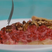 Sugar Cookie Cherry Pecan Pie