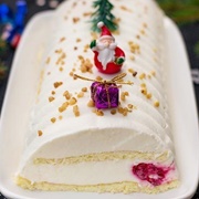 Christmas Yule Log Cheesecake