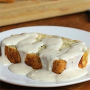 Garlic Bread and Alfredo Sauce