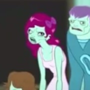 Pink Haired Zombie Girl