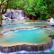 Laos - Kuang Si Waterfall