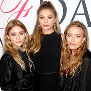 Mary Kate, Ashley and Elizabeth Olsen