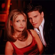 Angel and Buffy in &#39;Buffy the Vampire Slayer&#39;