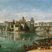 The Island in the Tiber (Gaspar Van Wittel)