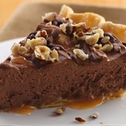 Hazelnut French Silk Turtle Pie