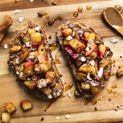 Apple Butter on Multigrain Nut and Seed Toast