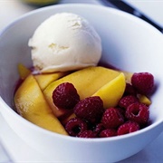 Raspberry & Mango Salad
