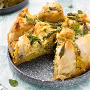 Asparagus Ruffled Milk Pie