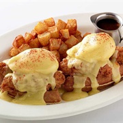 Fried Chicken and Waffles Benedict