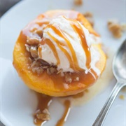 Baked Peach