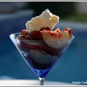 Nectarine Whipped Cream