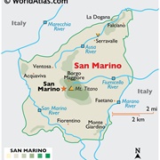 San Marino Geography