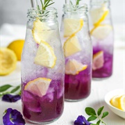 Butterfly Pea Flower Iced Tea