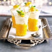 Mango & Cardamom Syllabub