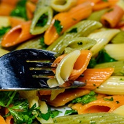 Penne Tricolore With Parsley