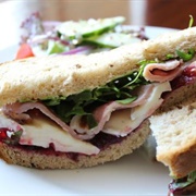 Brie, Bacon and Cranberry Sandwich