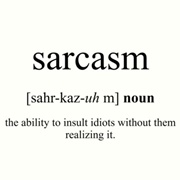 Wasted Sarcasm