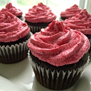Black Raspberry Cupcake