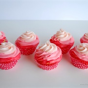 Red Ombre Cupcake