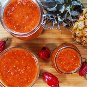 Pineapple and Red Pepper Sauce