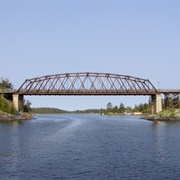 Sioux Narrows Wooden Bridge
