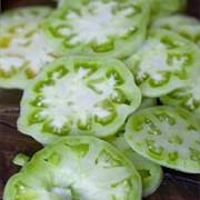 Steamed Green Tomato