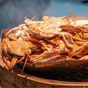 Maryland: Steamed Blue Crabs