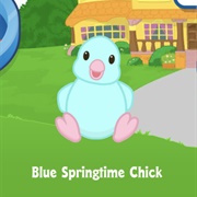Blue Springtime Chick