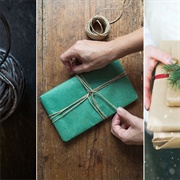 Tearing Wrapping Paper Carefully