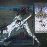 Paintings in the Studio: "Figure Supporting Back Legs" & "Interior With Black Rabbit" (Arthur Boyd)