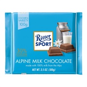 Ritter Sport Alpine Milk Chocolate