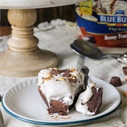 Bunny Tracks Ice Cream Brownie Pie