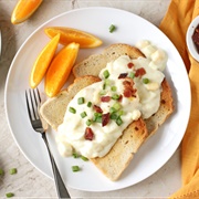 Creamed Eggs on Toast