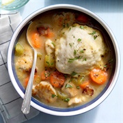 Turkey Stew and Dumplings