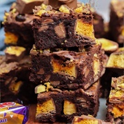 Honeycomb Crunchie Brownies