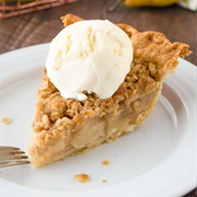 Pear Ginger Crumble Pie
