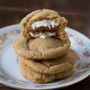 White Chocolate Stuffed Brown Butter Snickerdoodles