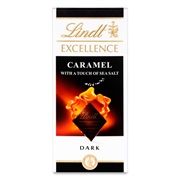 Lindt Excellence Caramel With a Touch of Sea Salt Dark