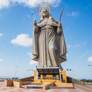 Santa Rita De Cássia Statue, Santa Cruz, Brazil