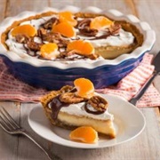 Browned Butter Crème Brûlée Pie With Candied Pecans